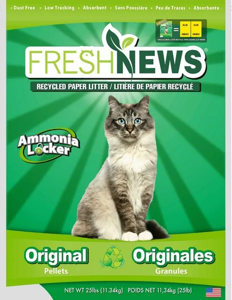 25 Lb  Fresh News Cat Litter - Health/First Aid